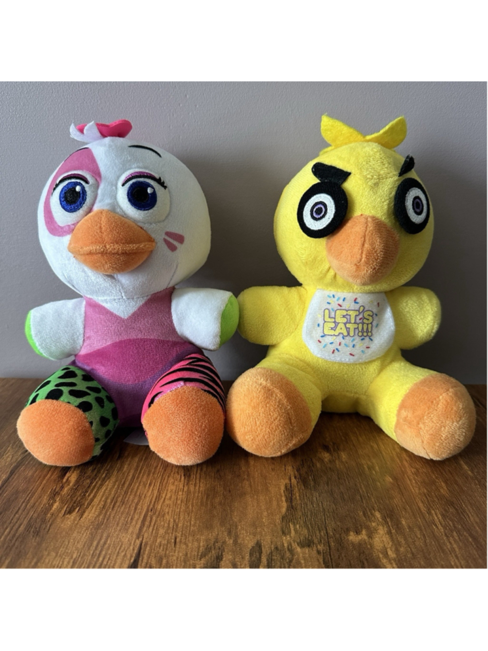 Five Nights At Freddy’s Security Breach Plush Duo Glamrock Chica And Chica FNAF